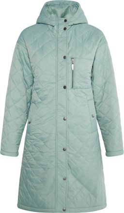 Usha Lichtgewicht gewatteerde jas Dames Muntgroen