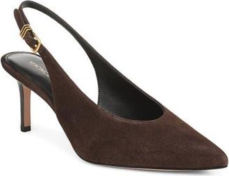 Veronica Beard Luciana Slingback Pump in Espresso at Nordstrom, Size 9.5