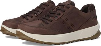 Ecco Byway Waterproof Lace Oxford Mens Lace-up Boots Coffee Nubuck : EU 44 (US Mens 10-10.5) M, Leather