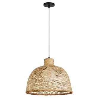 Netlighting Riba 350Mm Dome Hanging Pendant E27 40W in Brown