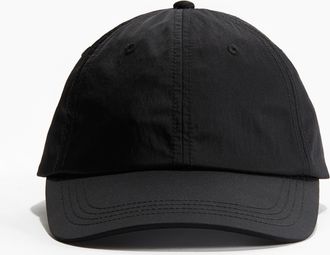 H&M Cap aus Baumwolltwill - Schwarz