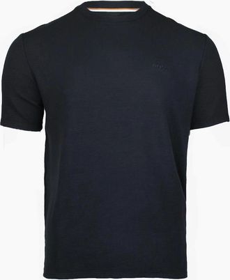 HUGO BOSS Mens BOSS Rib Texture Modal T-Shirt, Black - Size: 44