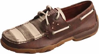 Twisted X Boots Womens Driving Moccasin In Patriotic
