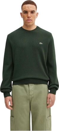 Lacoste Jersey de Lana Cuello Redondo - Knitwear - Hombre - Verde - 2XL