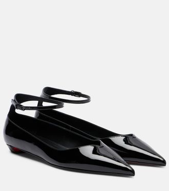 Christian Louboutin Erozeena patent leather ballet flats