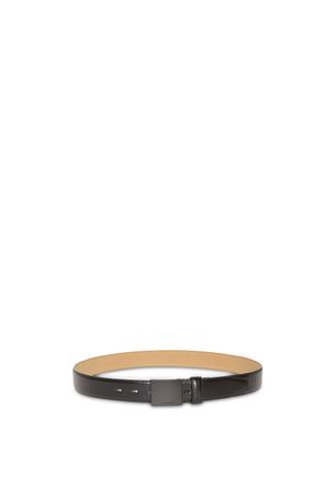 Calvin Klein Lederg&uuml;rtel CALVIN KLEIN TITLECASE PLAQUE BUCKLE 32MM, Herren, Gr. 11,5, schwarz (schwarz, schwarz), Rindsleder, unifarben, G&uuml;rtel Lederg&uuml;rtel, Gr&ouml;sse