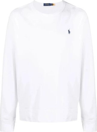 Polo Ralph Lauren Zacht Katoenen Sweatshirt - Heren - Sweatshirts - Wit - XL - Katoen - Hoodies & sweatvesten