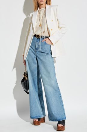 Chlo&eacute; Wide-leg Jeans, Womens, Blue