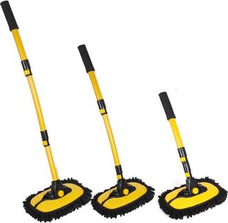 OEM Escoba Telesc&oacute;pica - Cabeza De Cepillo De Gusanillo Suave - Mango Flexible Anti-rayas - Extensible Hasta 104 Cm - Para Coches Camiones Suv Y Autocarav
