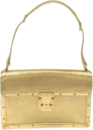 Louis Vuitton Pre-owned Mini Bags, female, Yellow, Size: ONE SIZE Pre-owned Suhari Emabulle Shoulder Bag