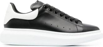 Alexander McQueen Witte Sneakers Zwarte Kleur - Heren - Sneakers - Zwart - 43 1/2 EU - Schoenen