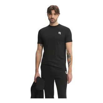 Karl Lagerfeld Hombre, Camisetas, Negro, Talla: M