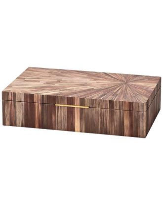 Jamie Young Co. Palm Marquetry Box