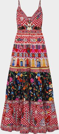 Camilla Folk Fabulous Tiered Bodice Maxi Dress