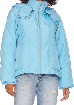 Free People Emmy Swing Puffer Jacket In Capri Blue