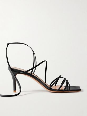 Gianvito Rossi Sandali In Pelle 85 - Nero