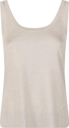 Max Mara Sleeveless Tops - Dames - Tops zonder mouwen - Grijs - XL - Tops