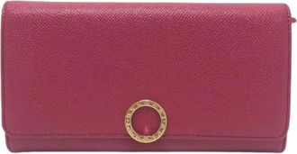 Bulgari Pre-owned Wallets, female, Red, Size: ONE SIZE Pre-owned Vintage Wallet