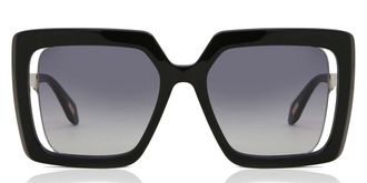 Just Cavalli SJC027 0700 Womens Sunglasses Black Size 53