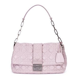 Dior Pre-owned Womens New Lock Flap Chain Bag Shoulder Bag - Lilac - One Size