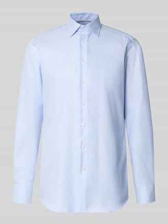 Christian Berg Extralanges Regular Fit Business-Hemd mit Kentkragen in Bleu, Gr&ouml;&szlig;e 39/40