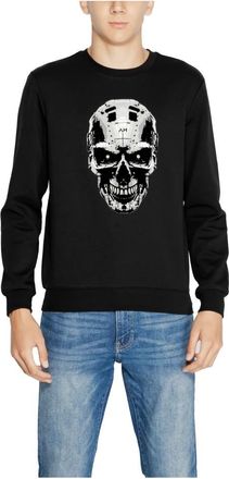 Antony Morato Heren Sweater Herfst/Winter Collectie - Heren - Sweatshirts - Zwart - M - Katoen - Hoodies & sweatvesten