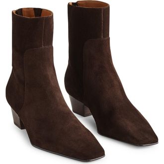 Madewell The Lexie Ankle Bootie in Dark Carob at Nordstrom, Size 9