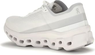 On Mens Sneakers Cloudmonster 1 White Upper: Recycled Polyester Trainers