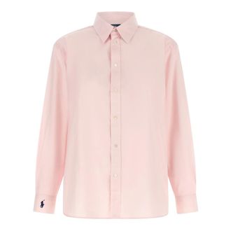 Polo Ralph Lauren Camisa de Algod&oacute;n Oversize End-On-End - Blouses & Shirts - Mujer - Rosa - XS