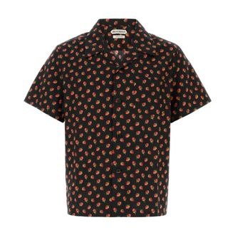 J.W.Anderson Printed Poplin Shirt - Heren - Overhemden - Zwart - Maat: L Katoen