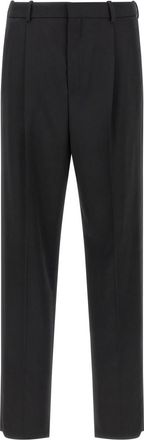 Saint Laurent Black Single Pleat Smoking Pant