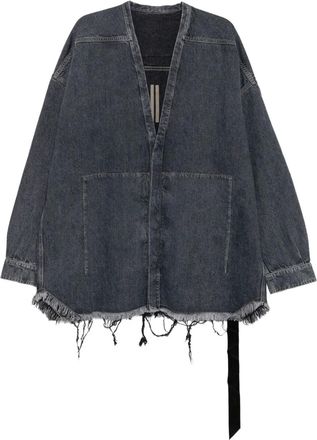 Rick Owens Giacca denim in cotone - Grigio