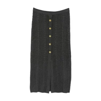 Twinset Donna, Gonne, Grigio, S, new