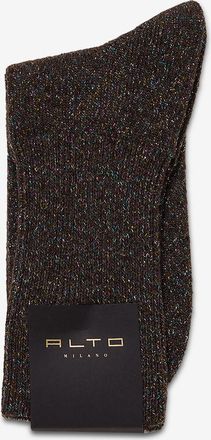 Alto Milano Socken aus Kaschmirmix und Lurex Kaylie Short