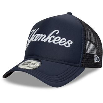 New Era A-Frame Mesh Trucker Cap - Foam New York Yankees Navy