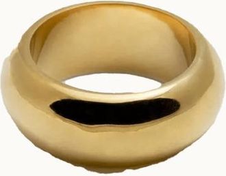 Loren Stewart Mens Puff Cigar Band In Vermeil