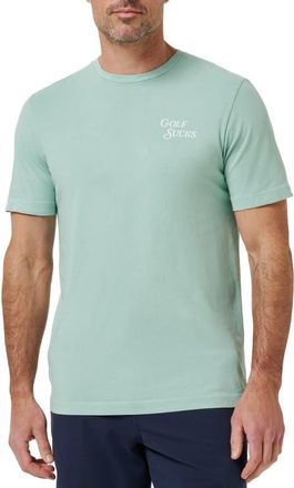 Travis Mathew Golf Sucks Graphic T-Shirt in Wasabi at Nordstrom, Size Medium