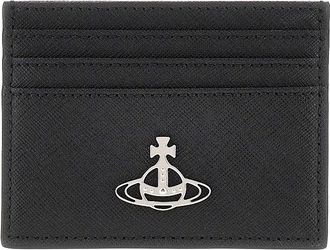 Vivienne Westwood Saffiano leather cardholder Woman One Size