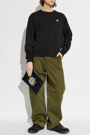 Kenzo Cotton Sweatshirt, Mens, Black