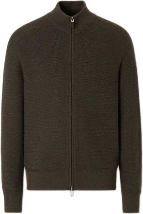 Ermenegildo Zegna C&aacute;rdigan con cremallera Cashseta - Knitwear - Hombre - Verde - L