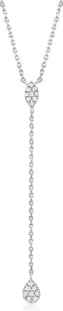 RS Pure by Ross-Simons Diamond Y-Necklace in Sterling Silver