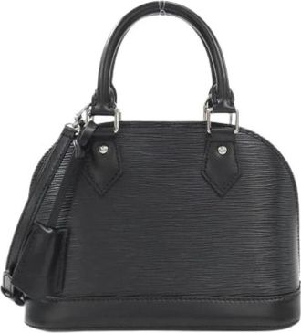Louis Vuitton Pre-owned Alma BB Epi Leren Tas - Dames - Vintage Mini Tas - Zwart - ONE Size - Leer - Vintage