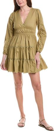 Sail to Sable Sail To Sable V-Neck Cinched Waist Mini Dress