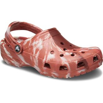 Crocs Unisex Marble Sandal - Pink - Size UK 3