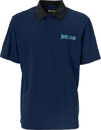 Just Cavalli Tops, Heren, Blauw, S, T-shirts en polos