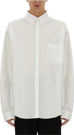 Balenciaga Heren, Overhemden, Wit, Maat: M