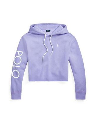 Ralph Lauren LOGO FLEECE CROPPED HOODIE