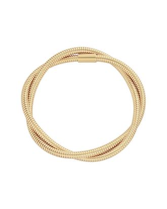 Adornia Adornia Tarnish Resistant 18K Plated Wrap Chord Bracelet