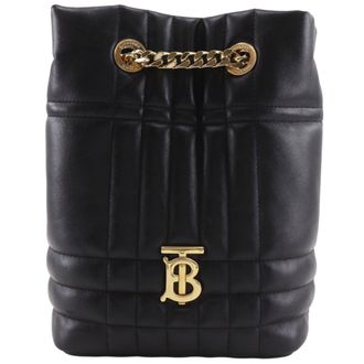 Burberry Black Leather Backpack (Pre-Owned)