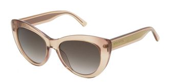 Nina Ricci SNR375 0GBH Womens Sunglasses Yellow Size 53